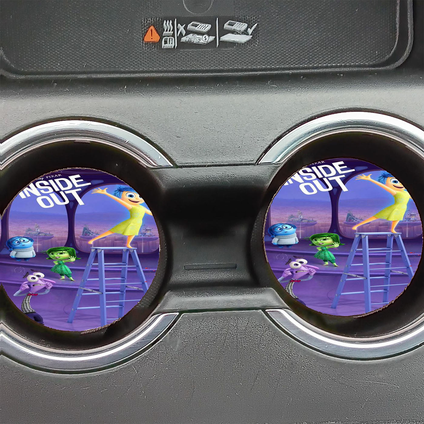 Inside Out Disney Cover Pixar Car Coasters