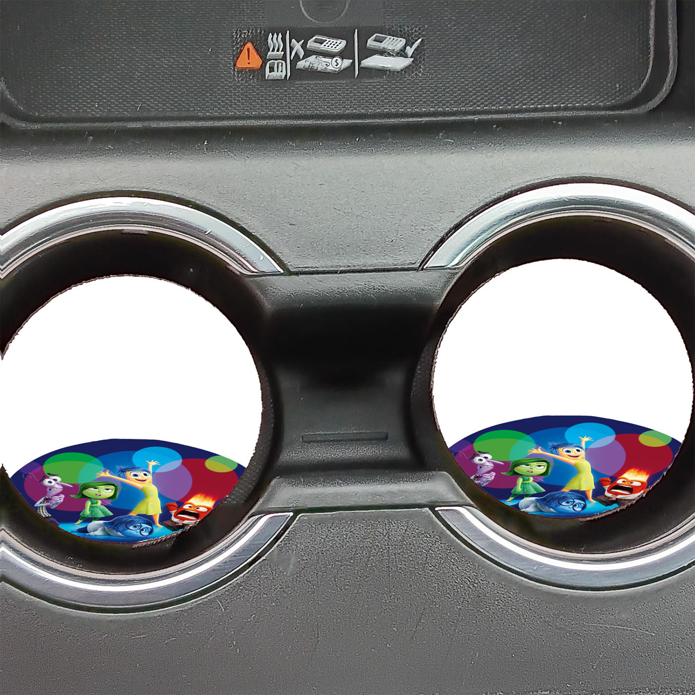 Inside Out Disney Familly Car Coasters