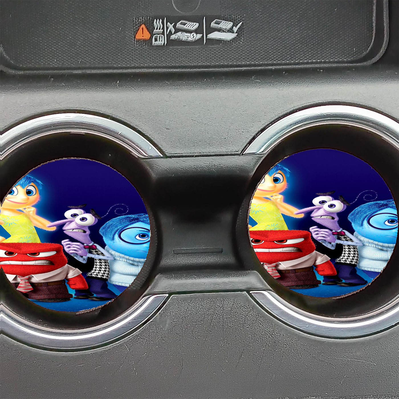 Inside Out Disney Movie Car Coasters