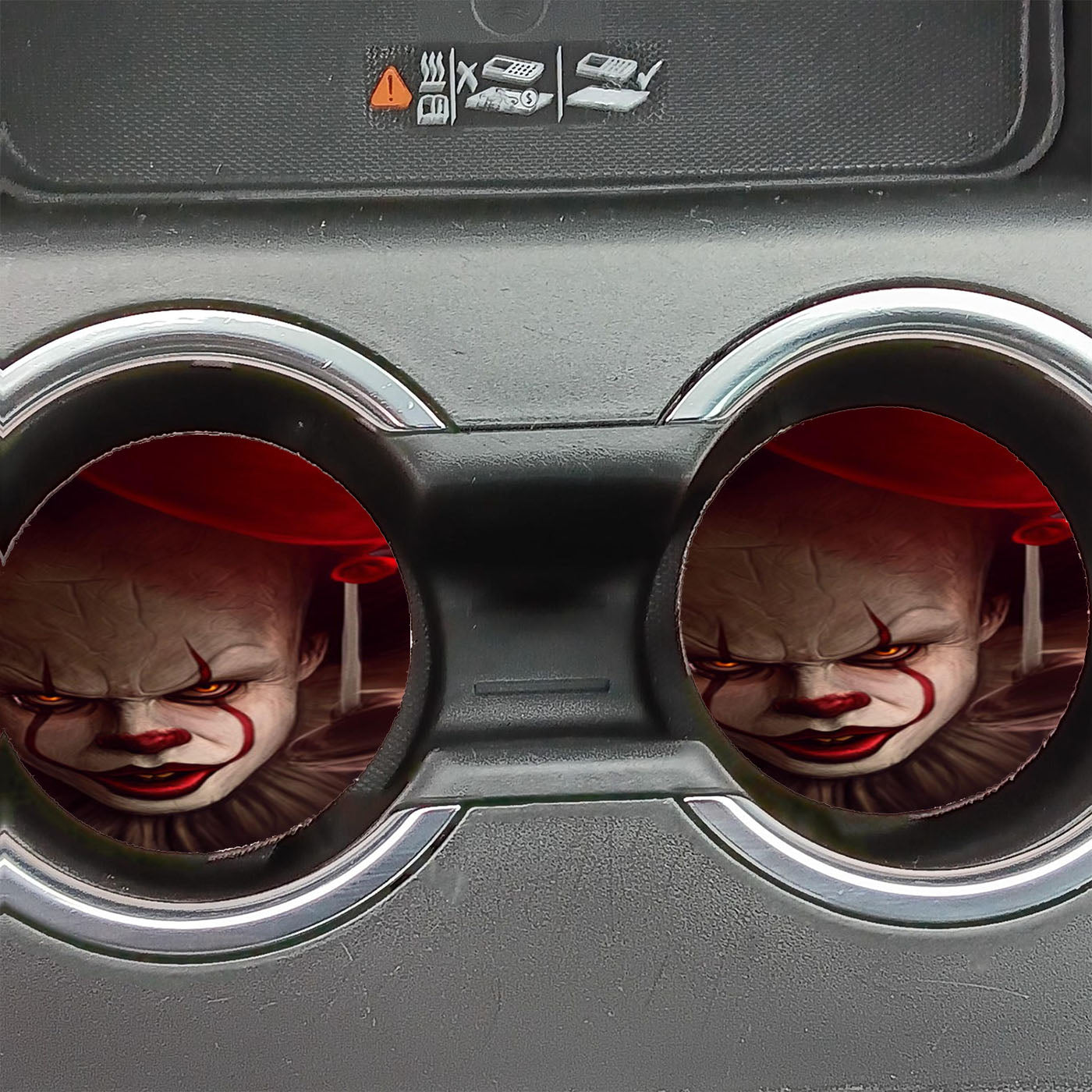 It Pennywise Balloon Car Coasters