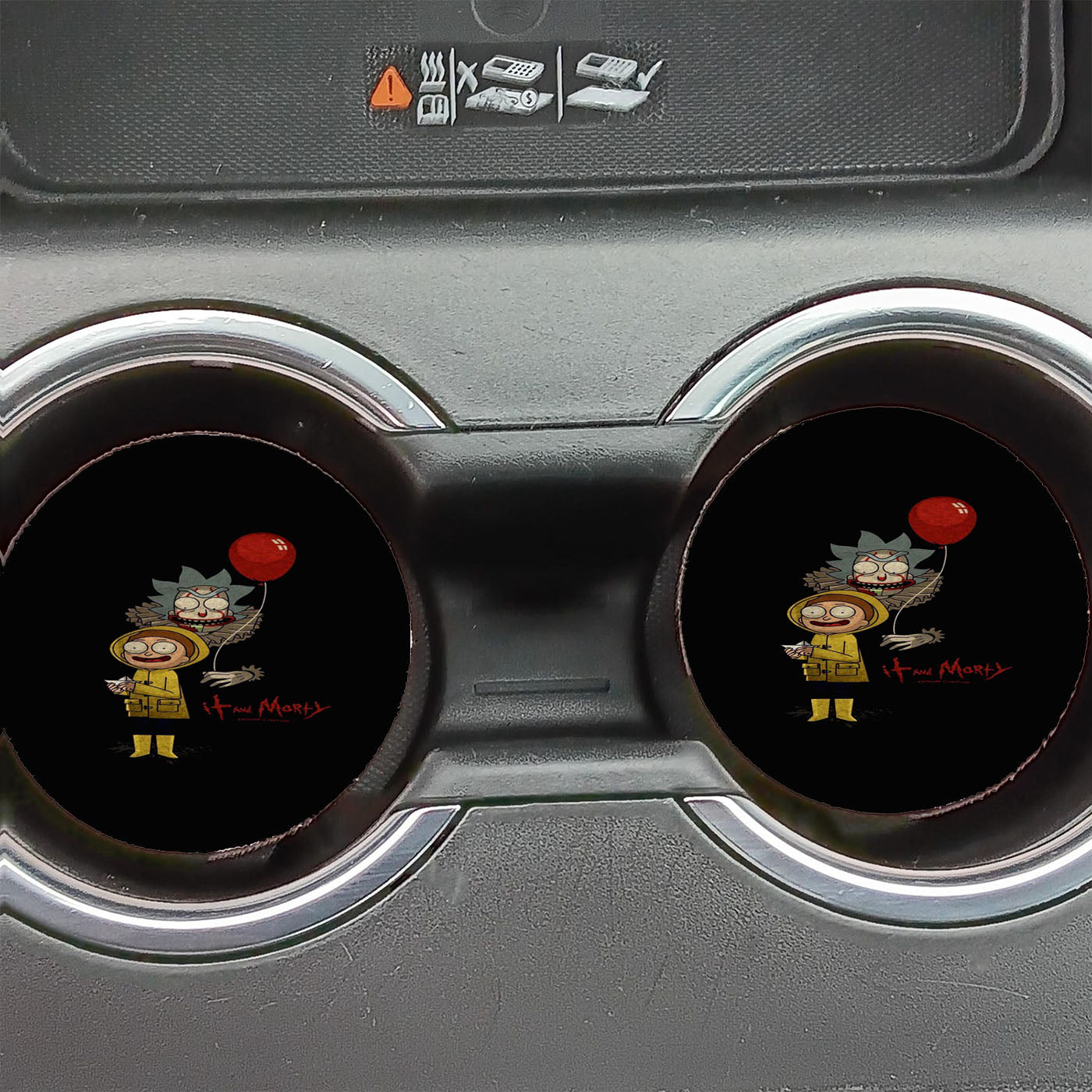 It Rick And Morty Car Coasters