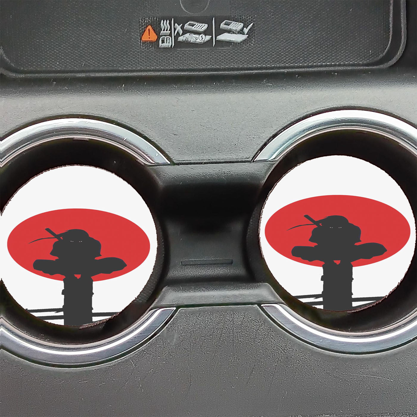 Itachi Uchiha Minimalist Car Coasters
