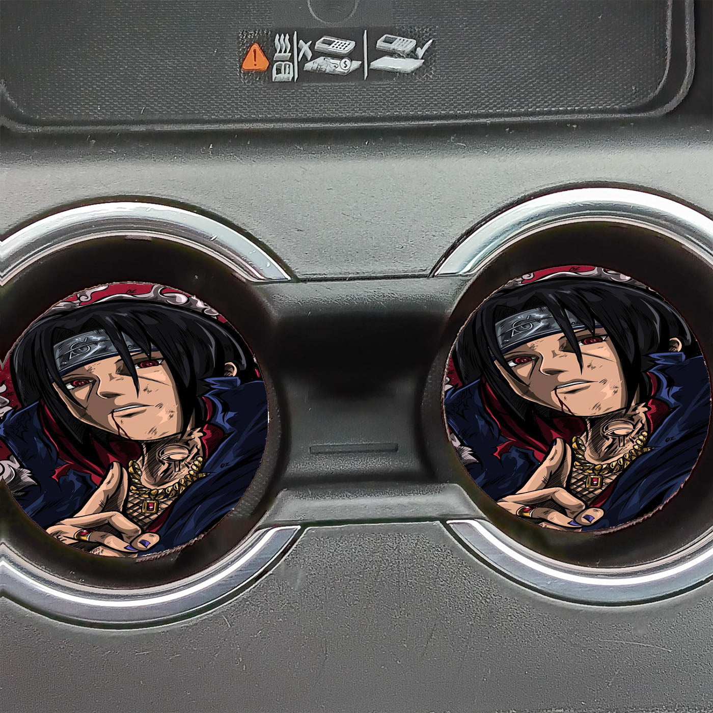 Itachi Uchiha Naruto Shippuden Car Coasters
