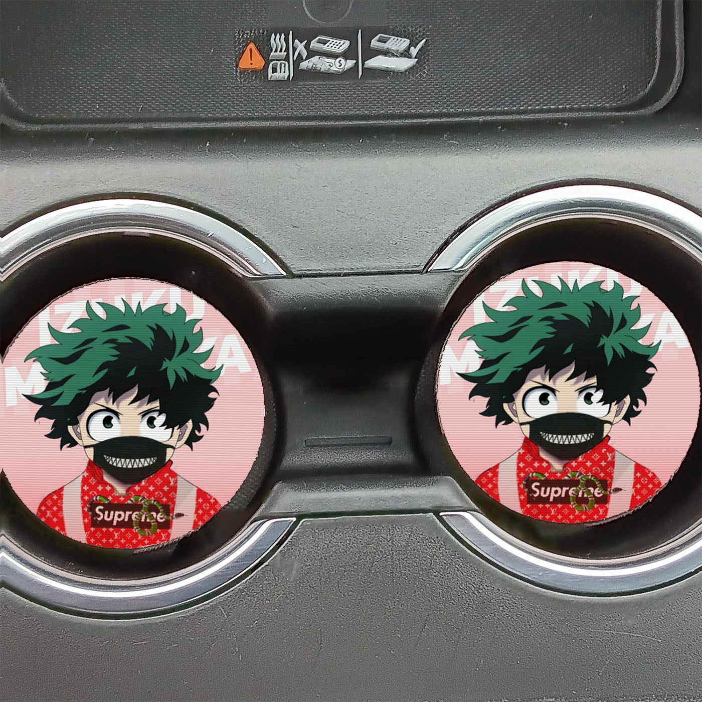 Izuku Midoriya Hypebeast My Hero Academia Car Coasters