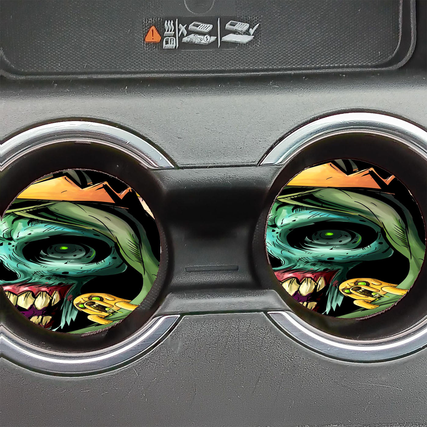 Jake And Skull Monster Car Coasters