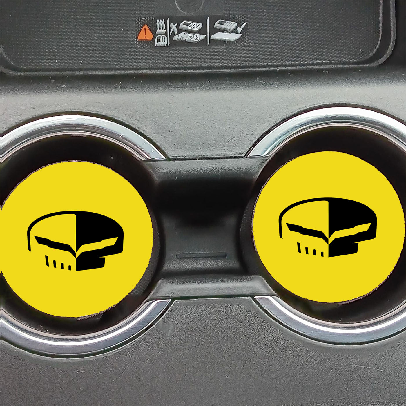 Jake Decal Logo Car Coasters
