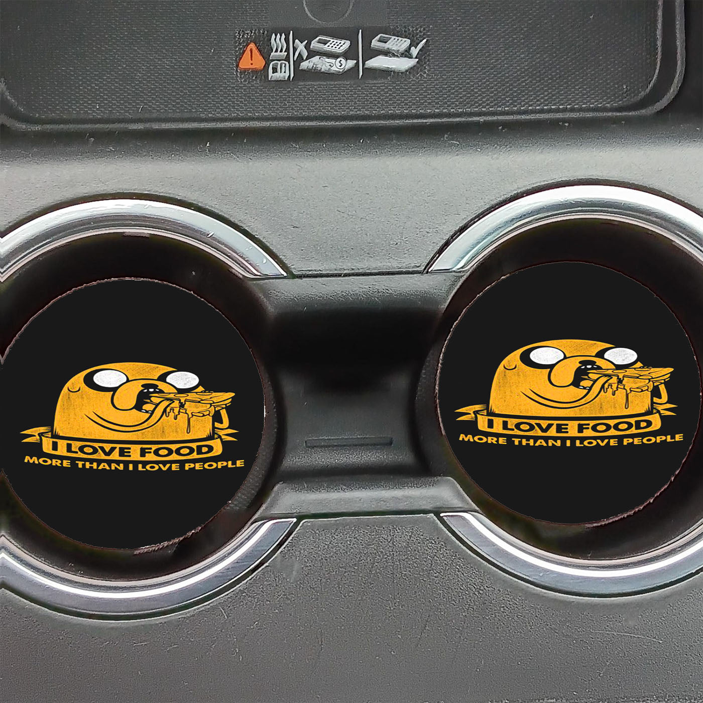 Jake Food Adventure Car Coasters