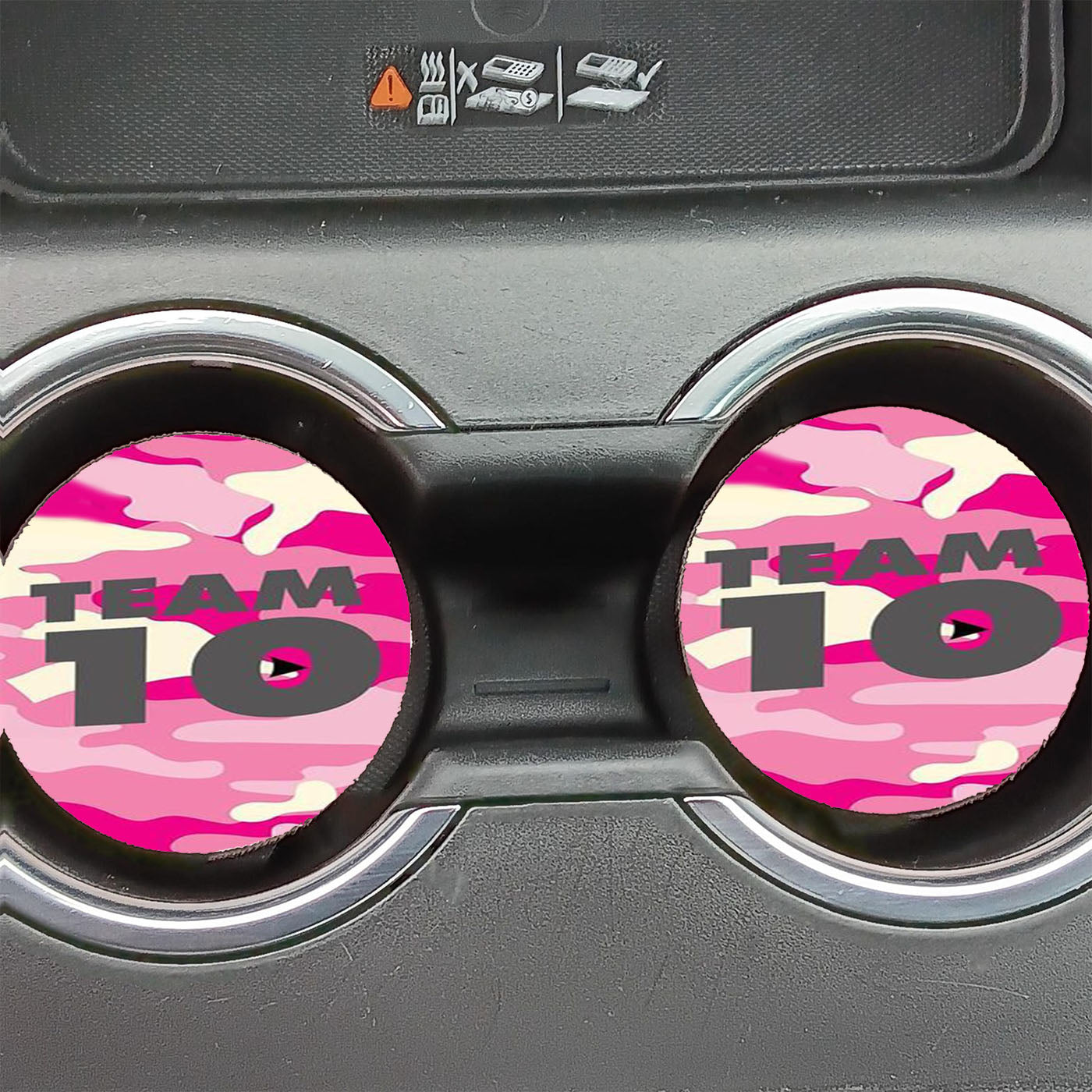 Jake Paul Team 10 Camo Car Coasters