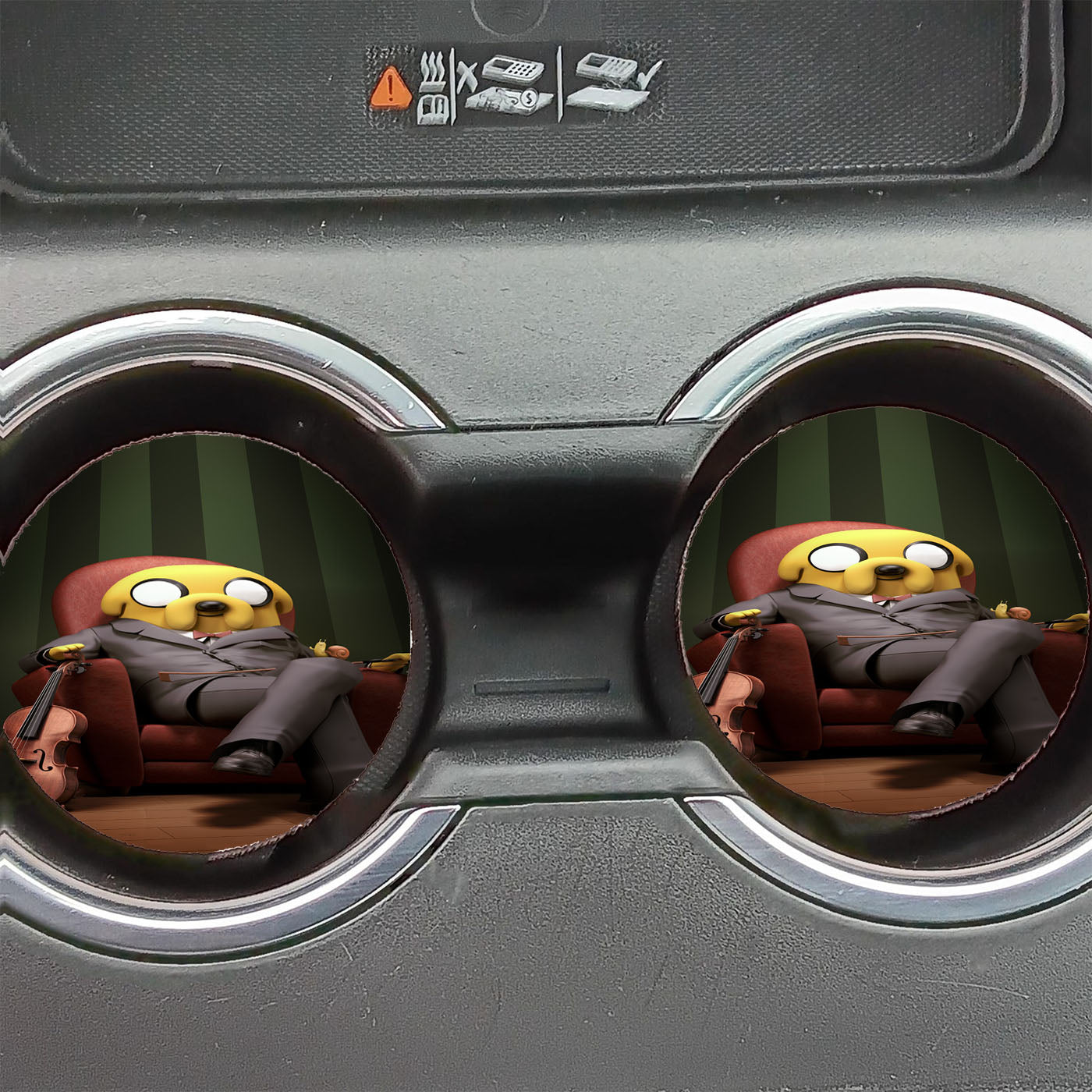 Jakefather On Behance Adventure Time Car Coasters