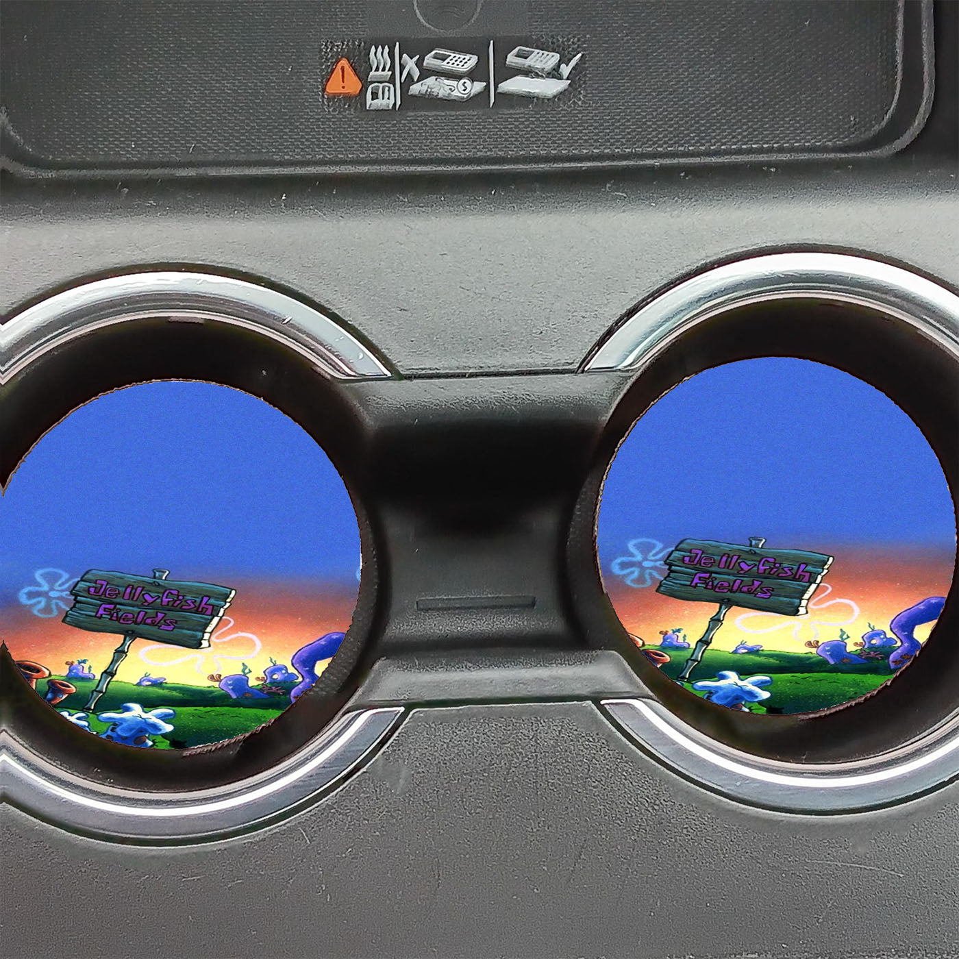 Jellyfish Fields Spongebob Car Coasters