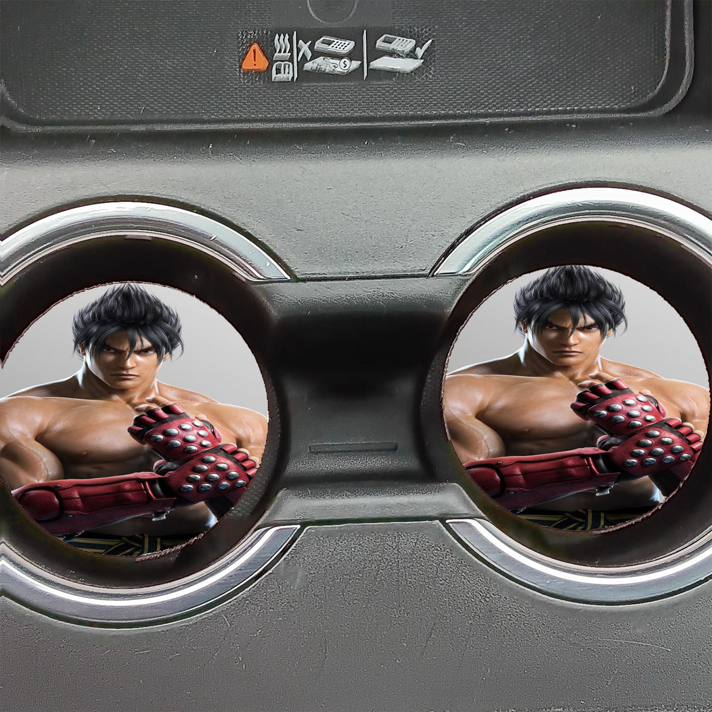 Jin Kazama Tekken Car Coasters
