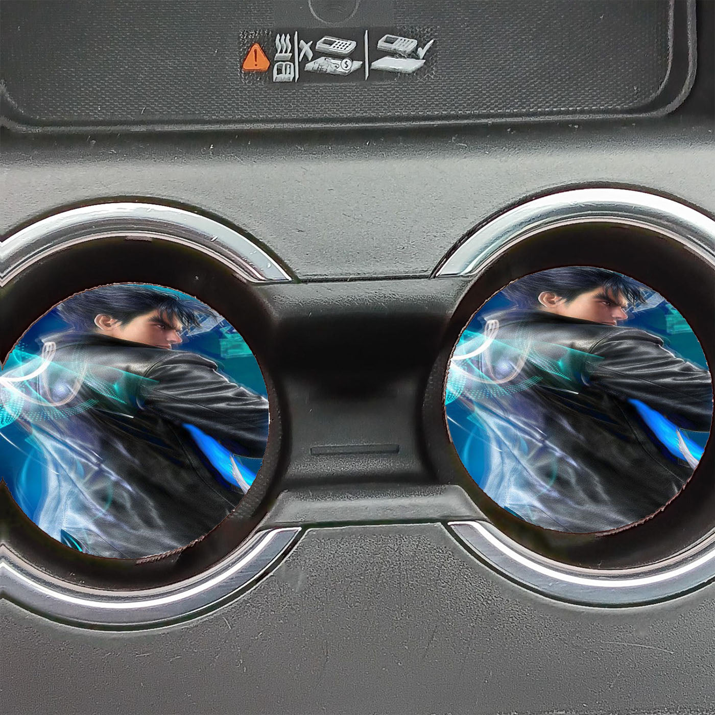 Jin Kazama Tekken Playstation Game Car Coasters