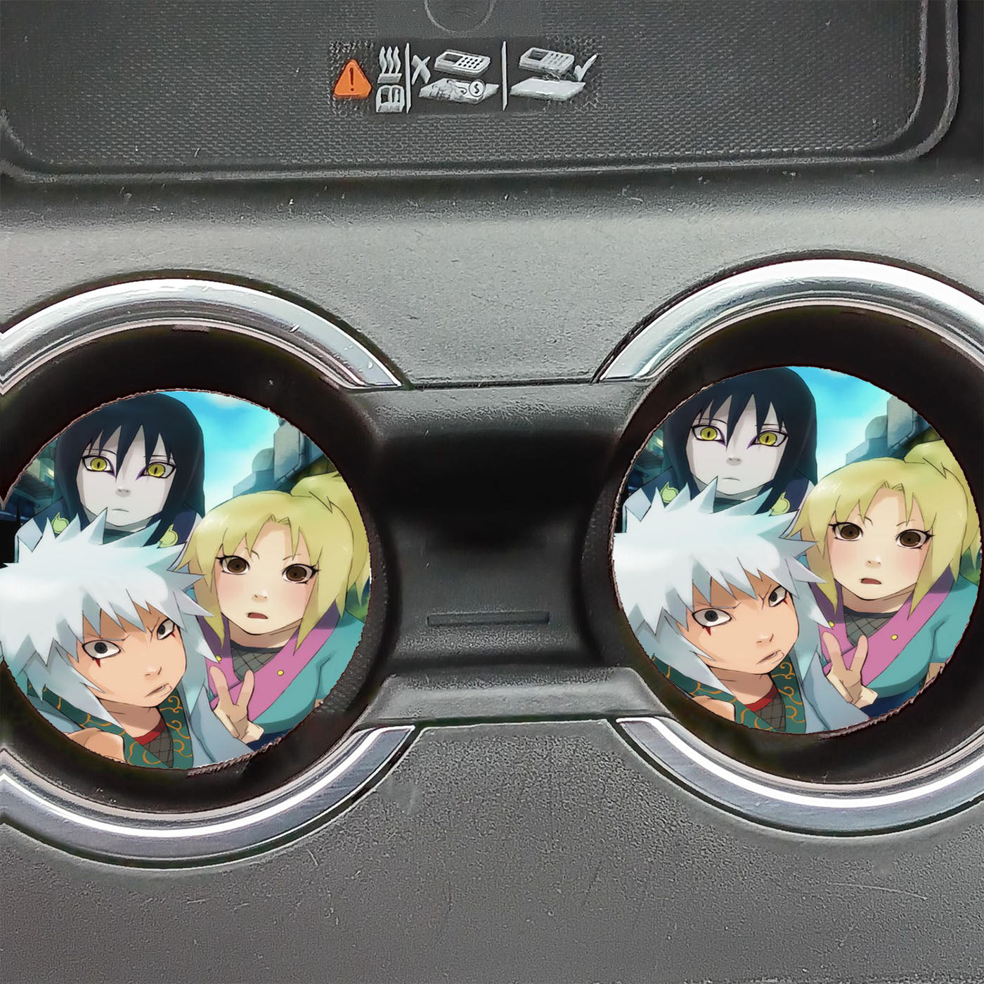 Jiraiya Orochimaru Tsunade Naruto Car Coasters