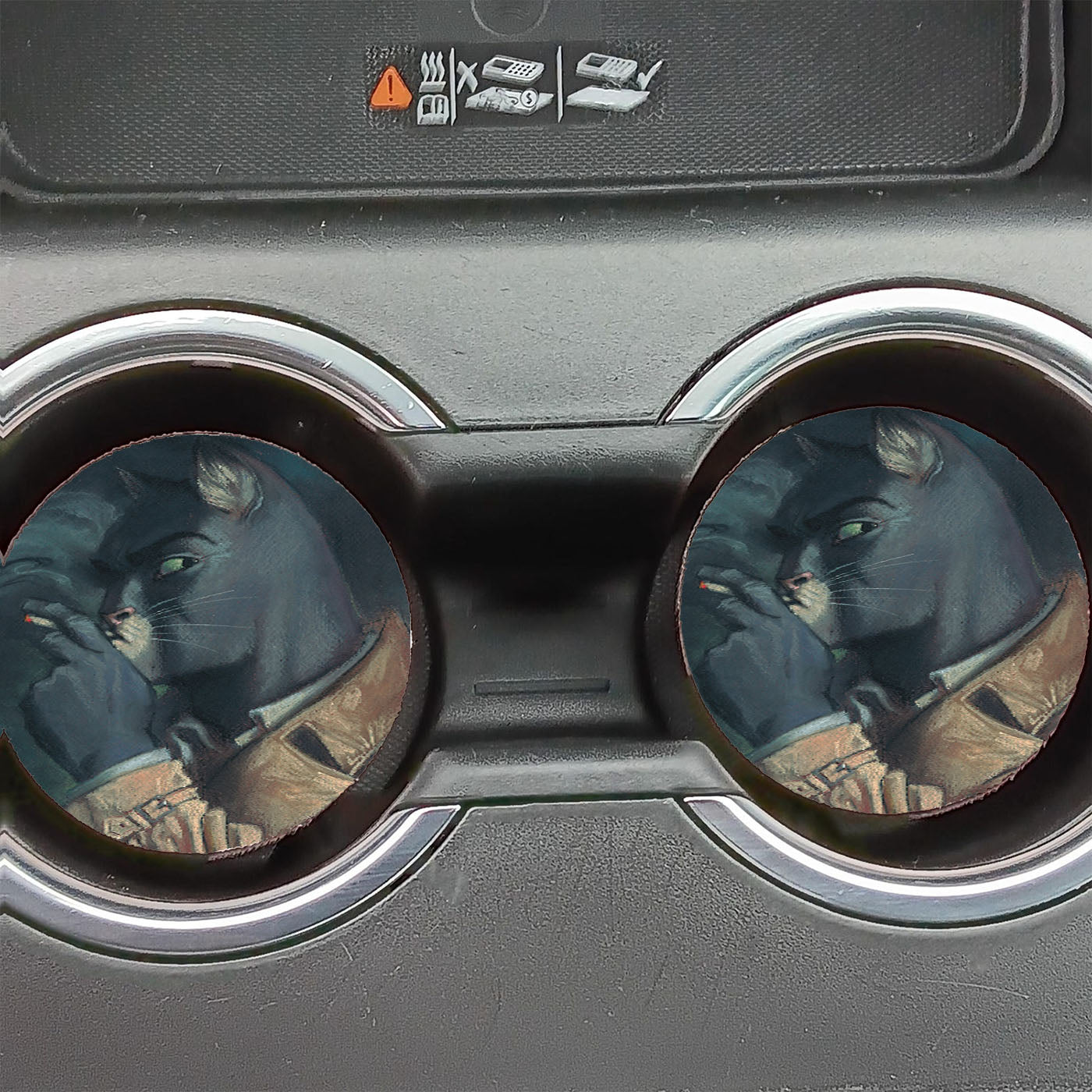 John Blacksad Art Comics Car Coasters