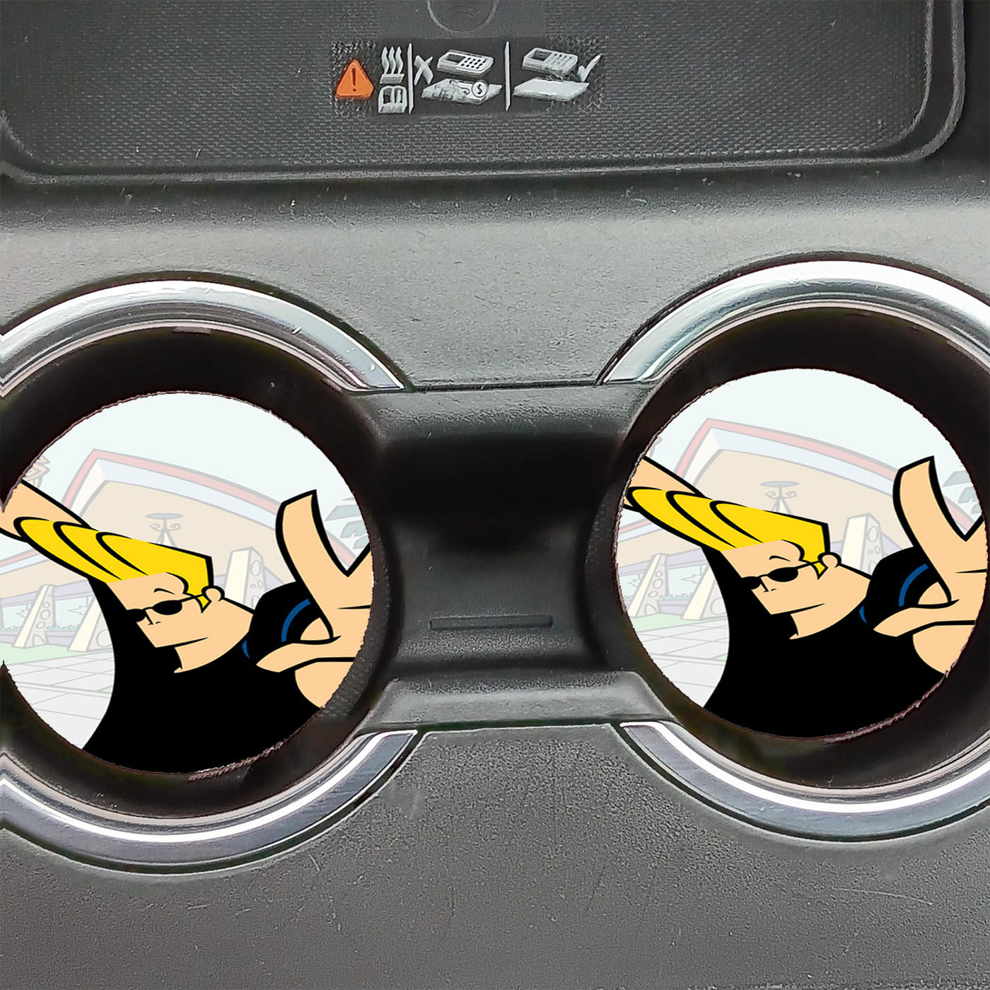 Johnny Bravo Car Coasters