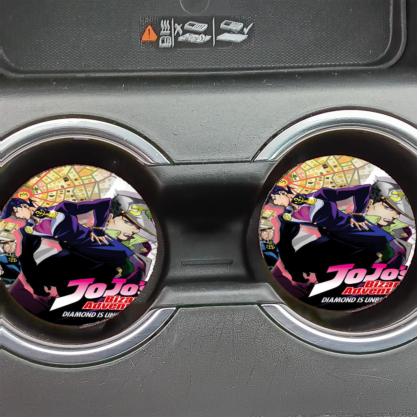 Jojo Bizzare Adventure Diamond Is Unbreaker Car Coasters