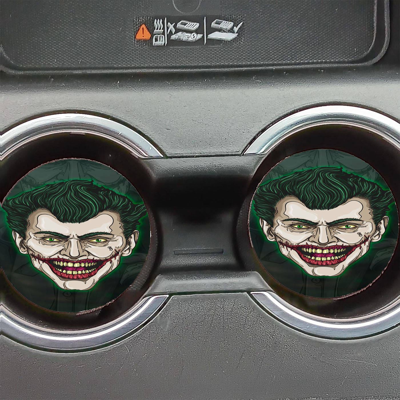 Joker Artworks Supervillain Car Coasters