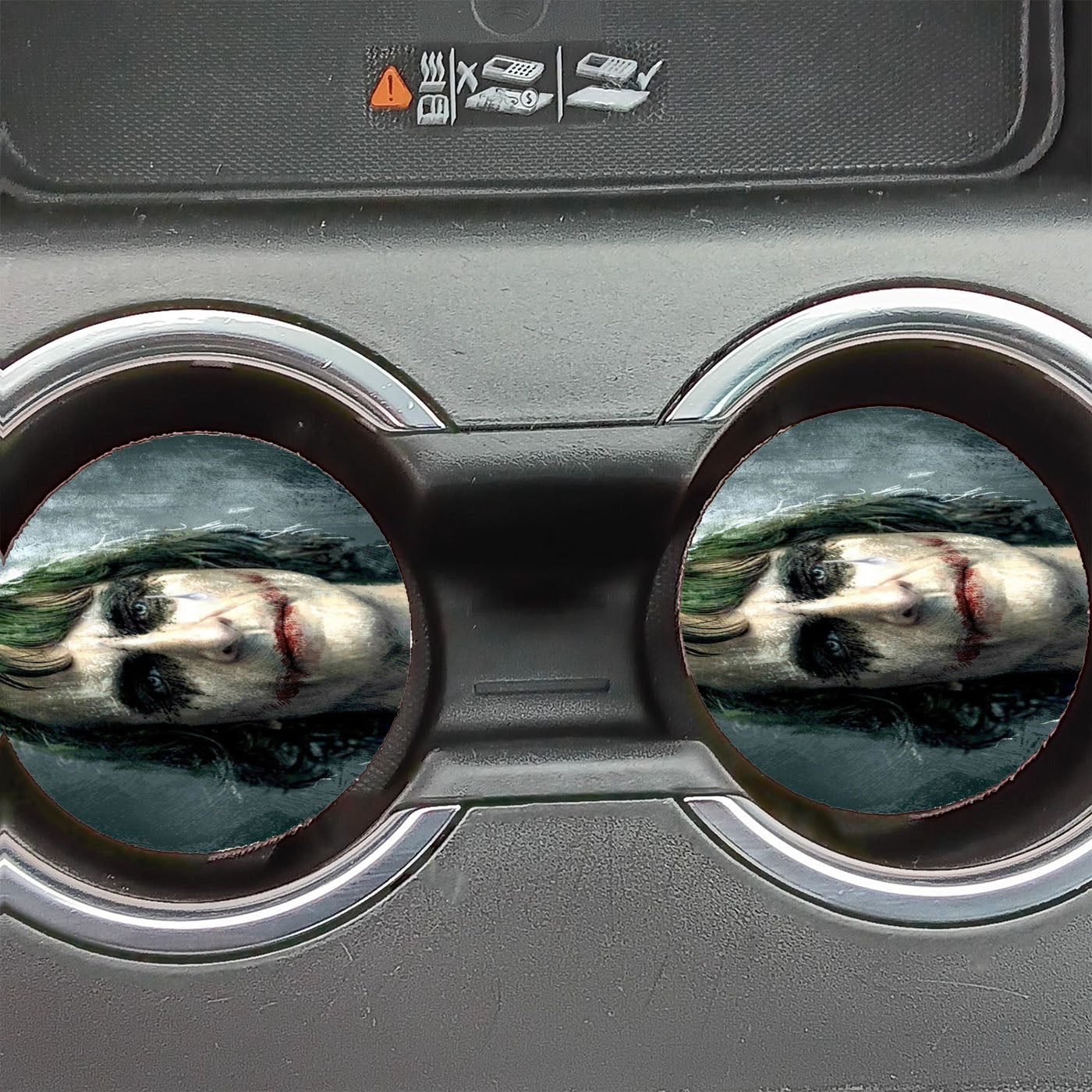 Joker Joaquin Phoenix Artwork Car Coasters