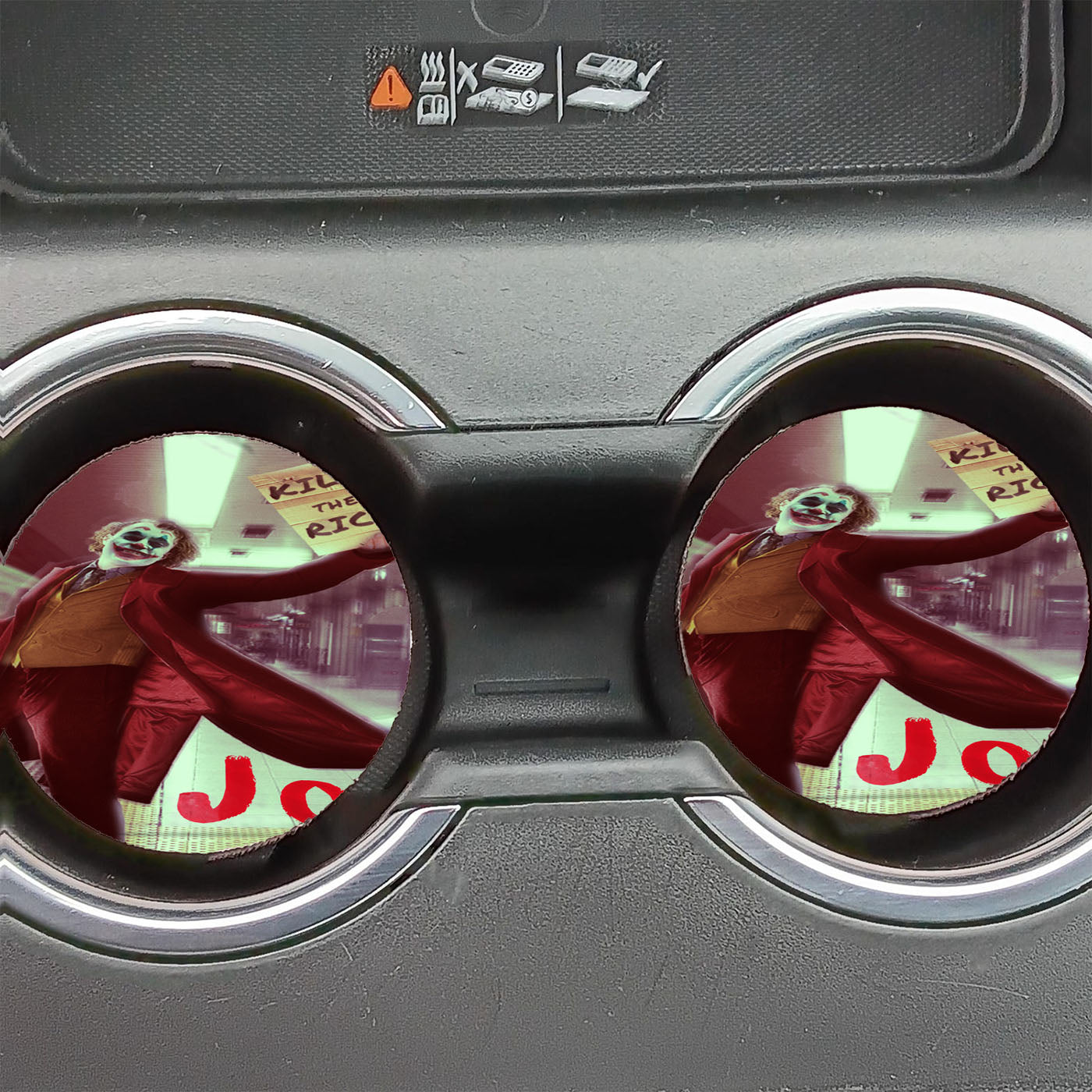 Joker Kill The Rich Car Coasters
