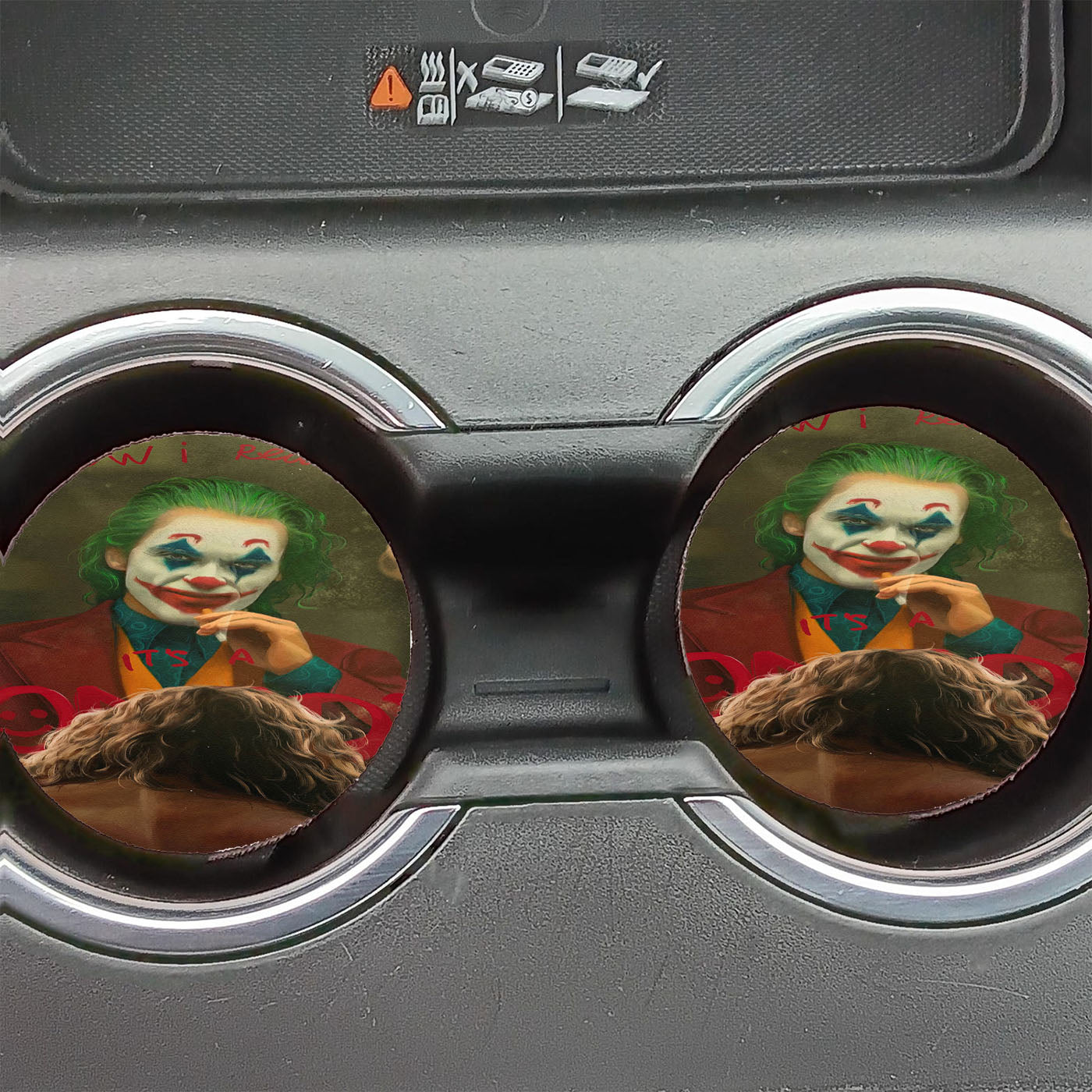 Joker Movie Car Coasters