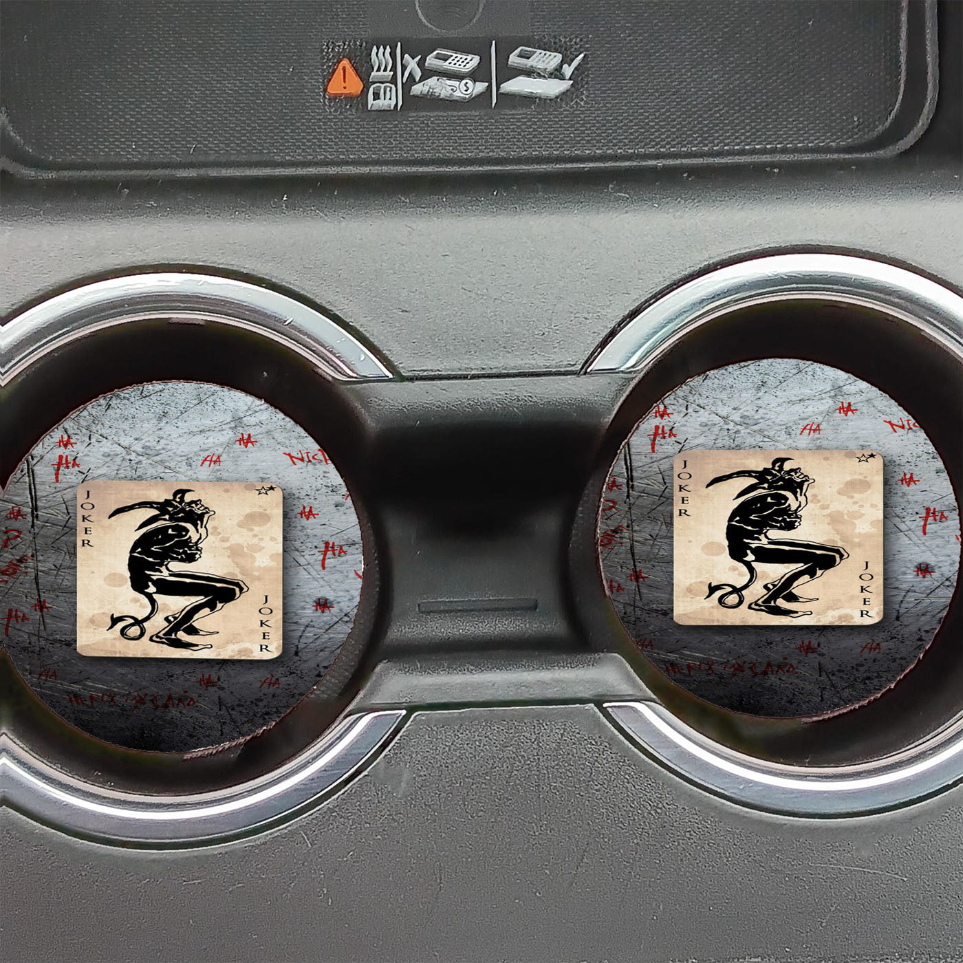 Joker The Dark Knight Car Coasters