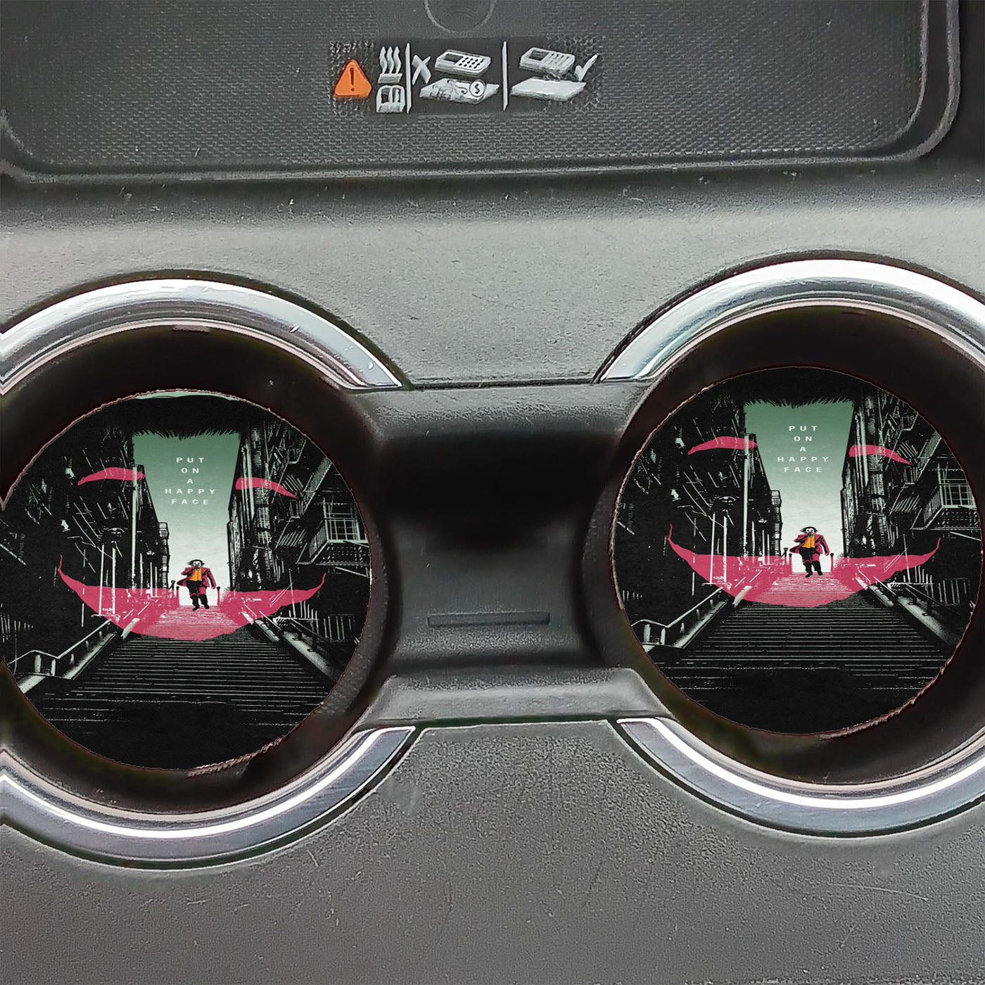Joker The Darkside Car Coasters