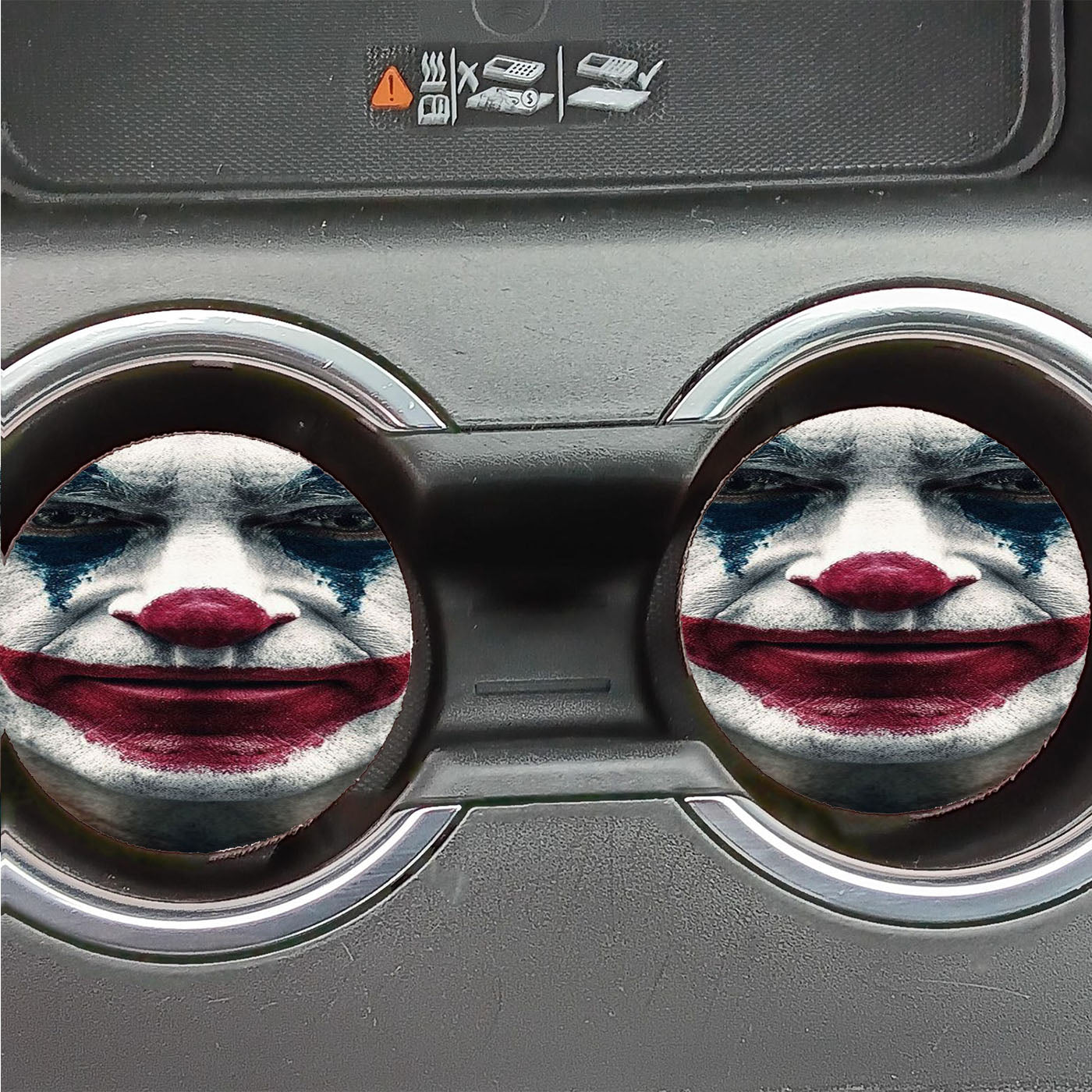 Jokerface Mentality Car Coasters