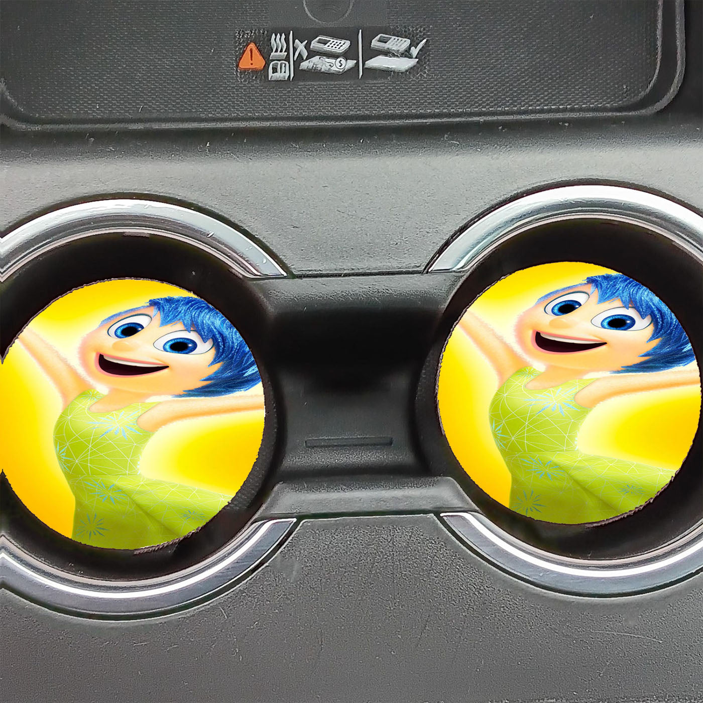 Joy Inside Out Disney Car Coasters