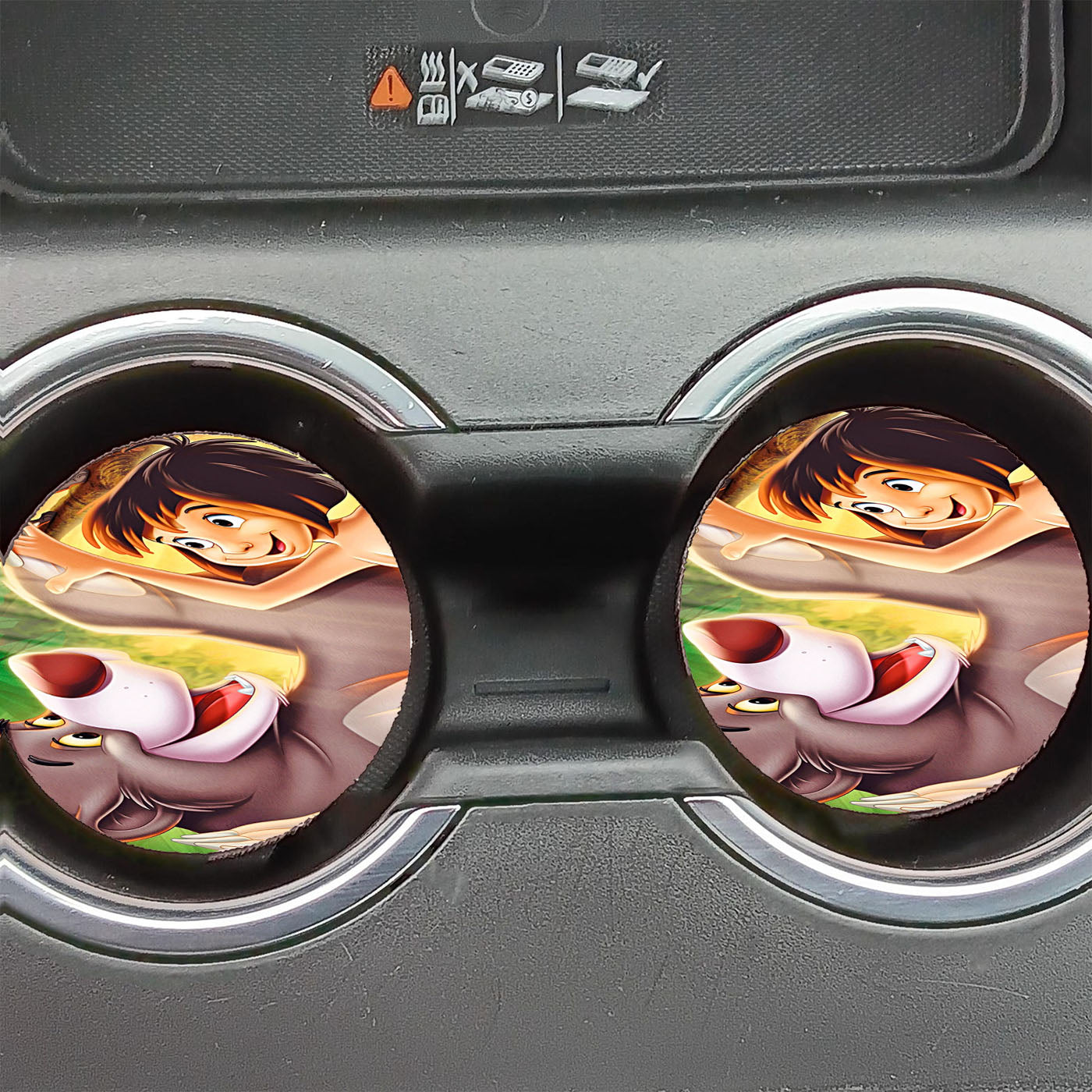 Jungle Disney Bear Car Coasters