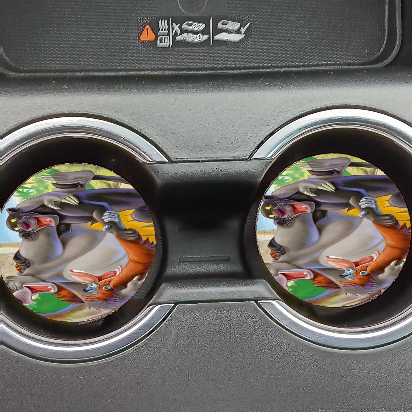 Jungle Disney Book Movies Car Coasters