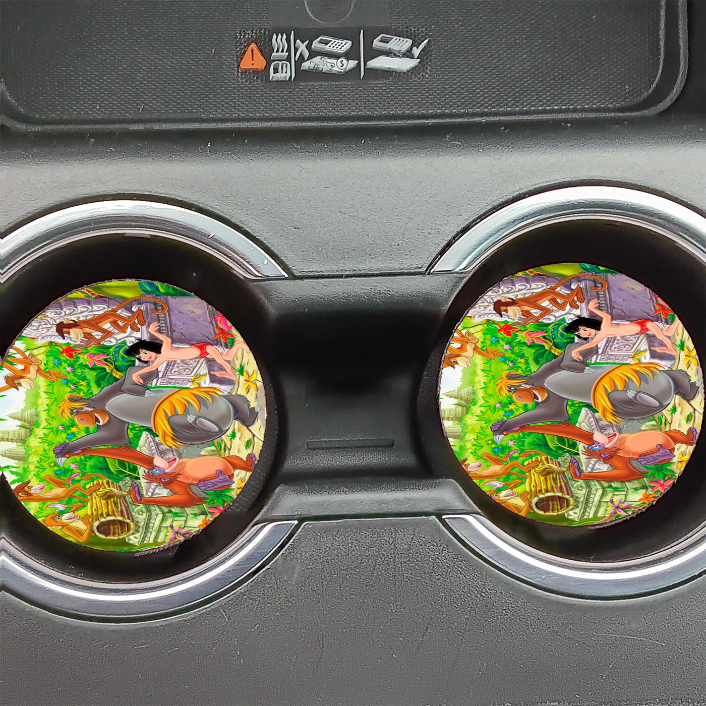 Jungle Disney Cover Movies Car Coasters