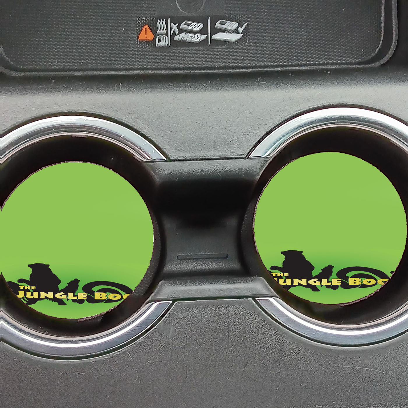 Jungle Disney Green Car Coasters