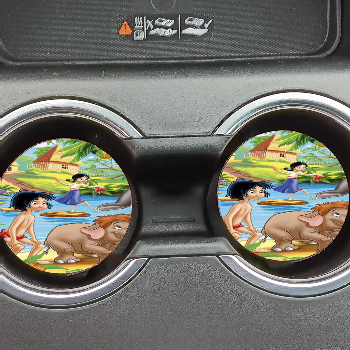 Jungle Elephant Disney Car Coasters
