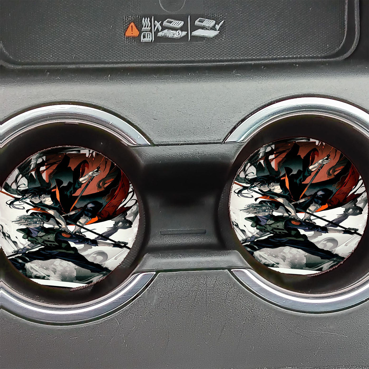 Kakashi And Itachi Car Coasters