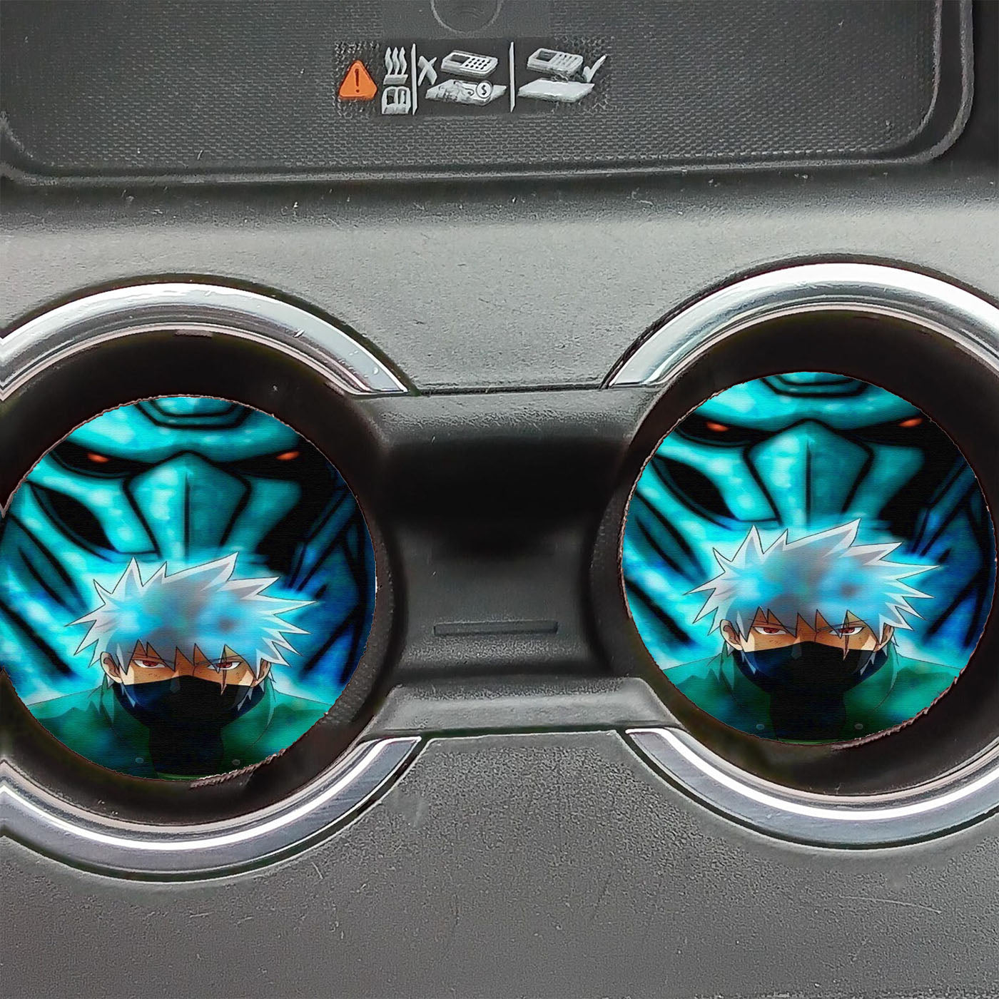 Kakashi Green Susanoo Biju Car Coasters