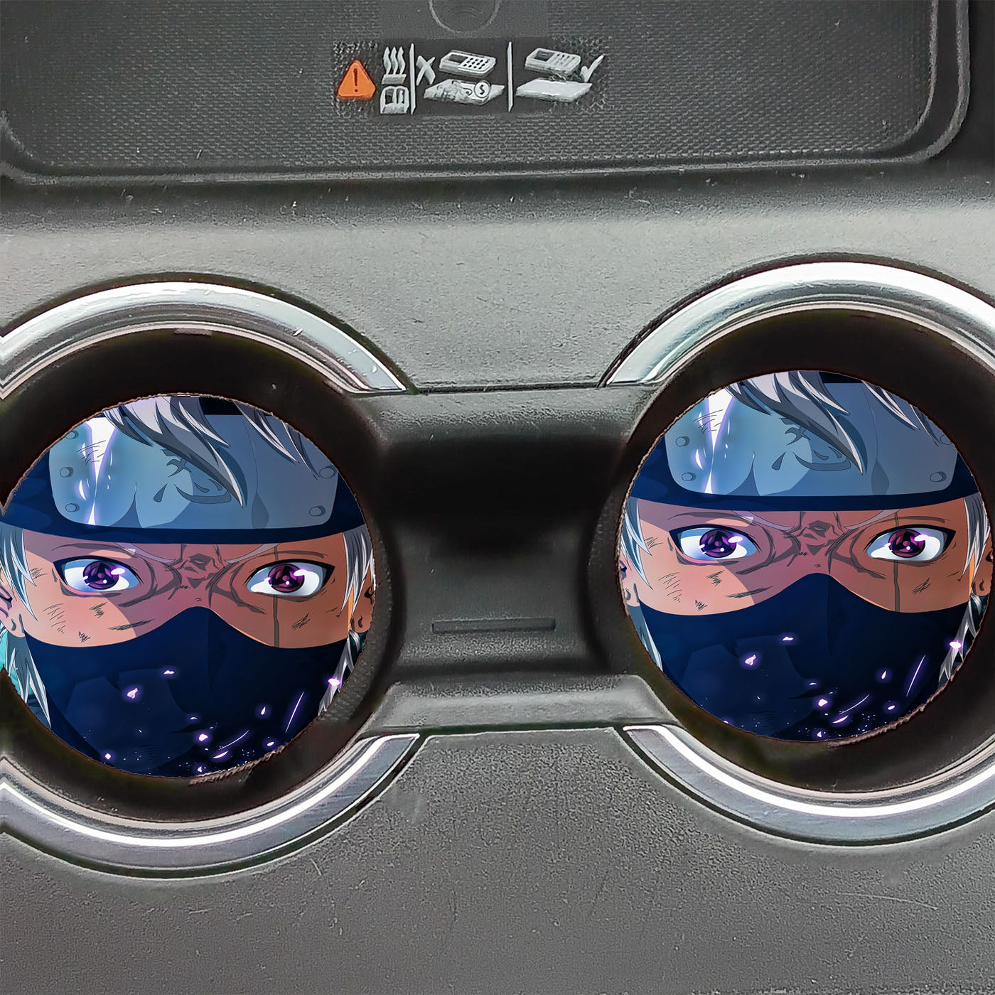 Kakashi Hatake - Naruto Manga Car Coasters