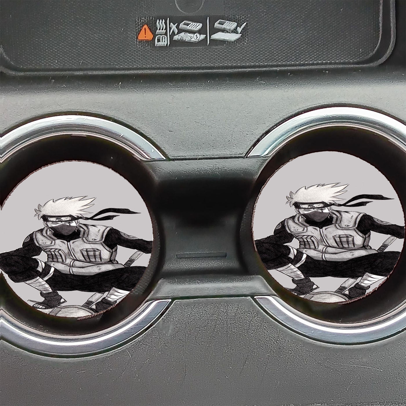 Kakashi Hatake Art Car Coasters