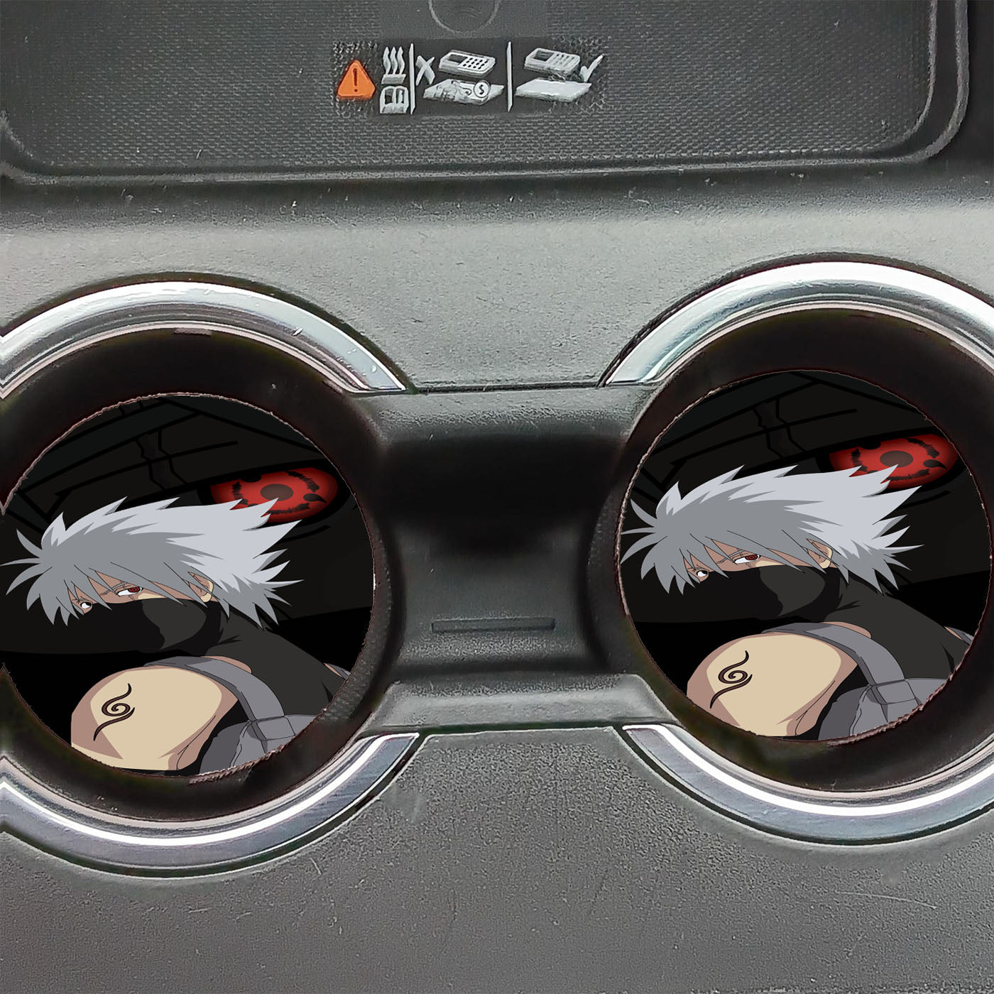 Kakashi Hatake Sharingan Car Coasters