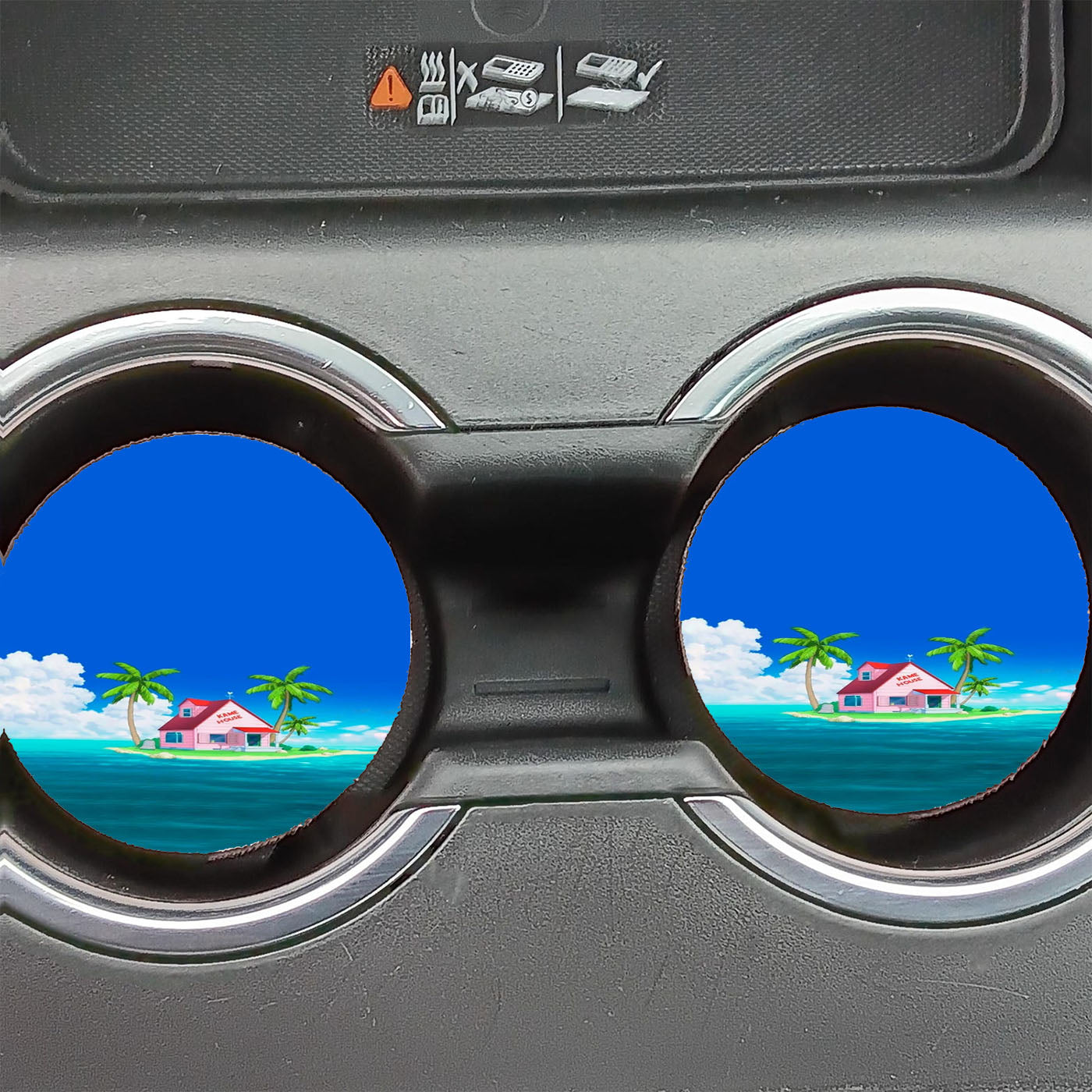 Kame House Dragon Ball Car Coasters