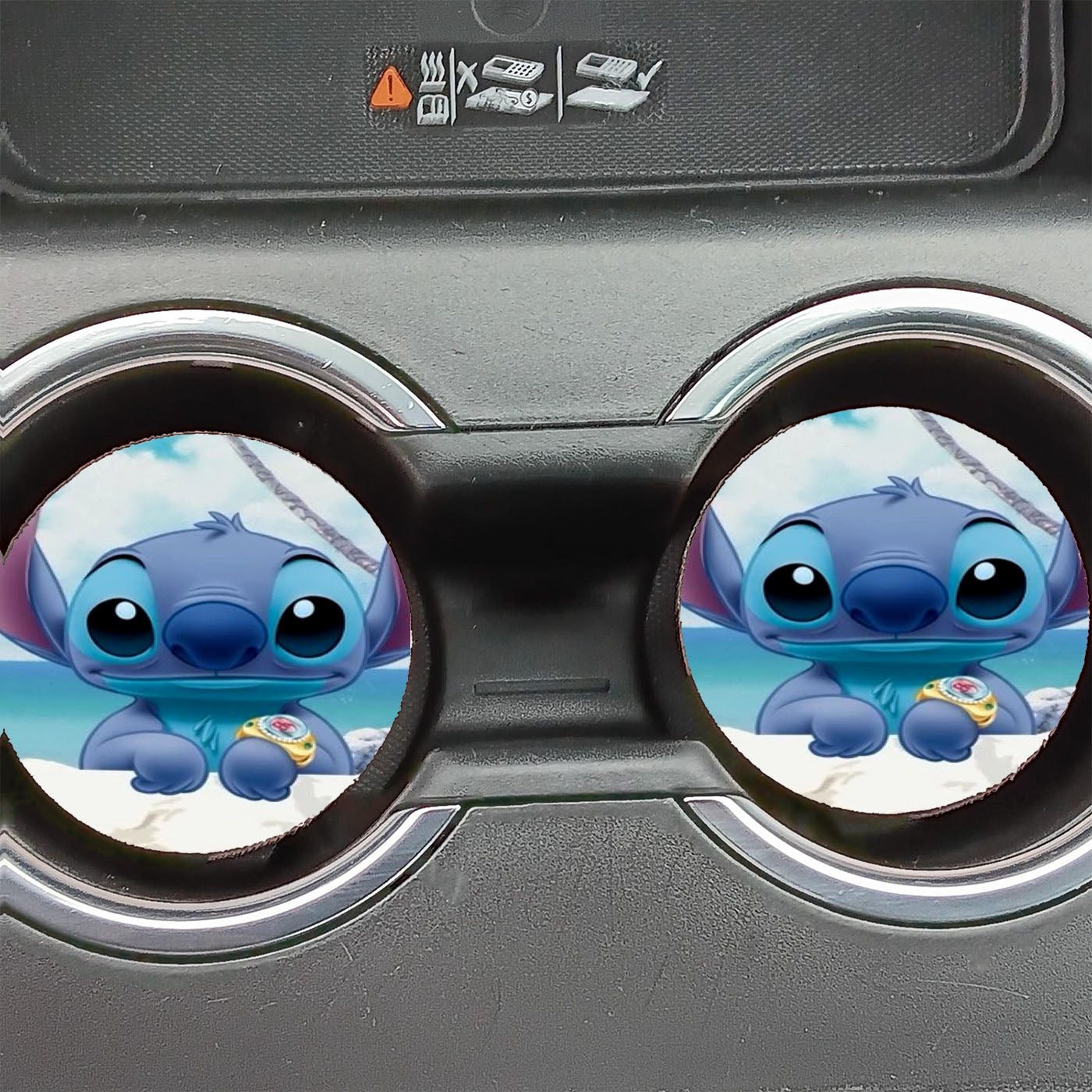 Kartun Stitcha Car Coasters