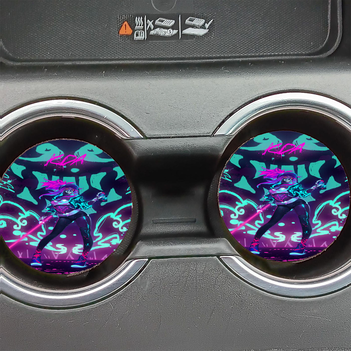 Kda Pop Stars Fan Art Artwork League Of Legends  Car Coasters