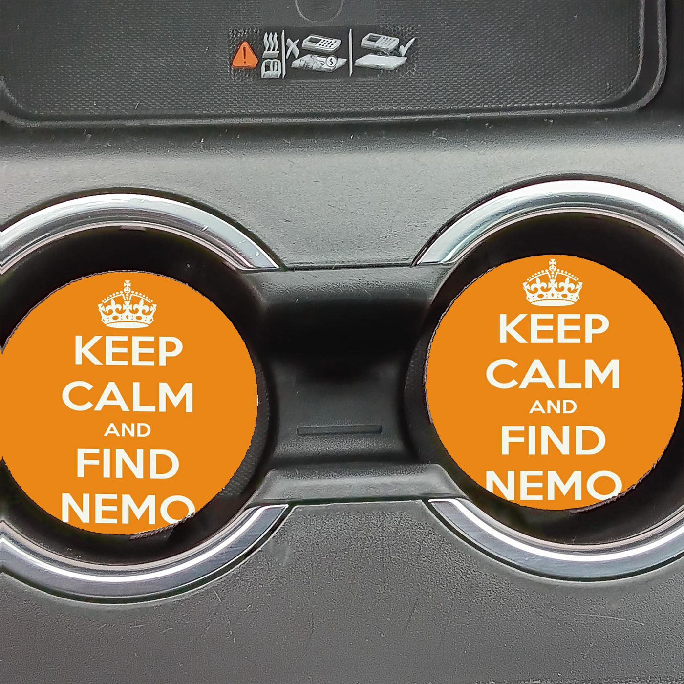 Keep Calm Find Nemo Car Coasters
