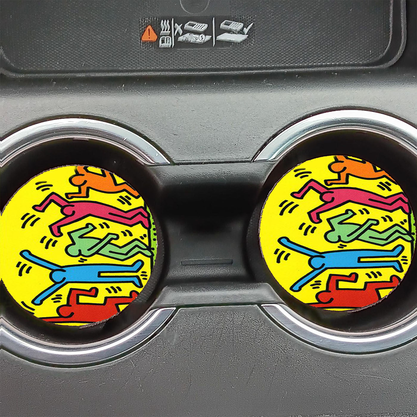 Keith Haring Pop Art  Car Coasters