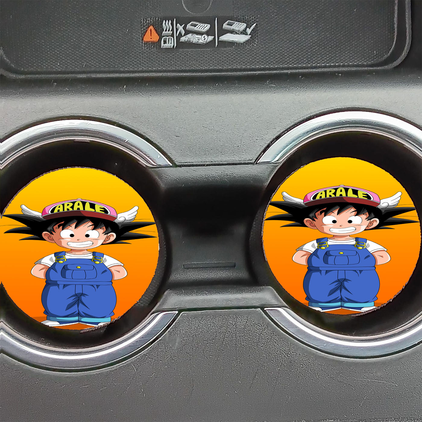 Kid Goku Arale Car Coasters