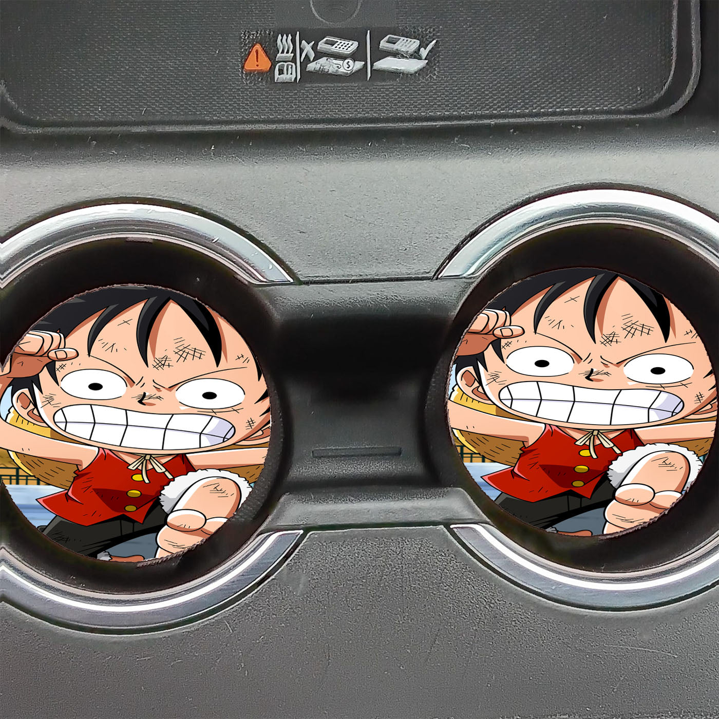 Kid Luffy Car Coasters