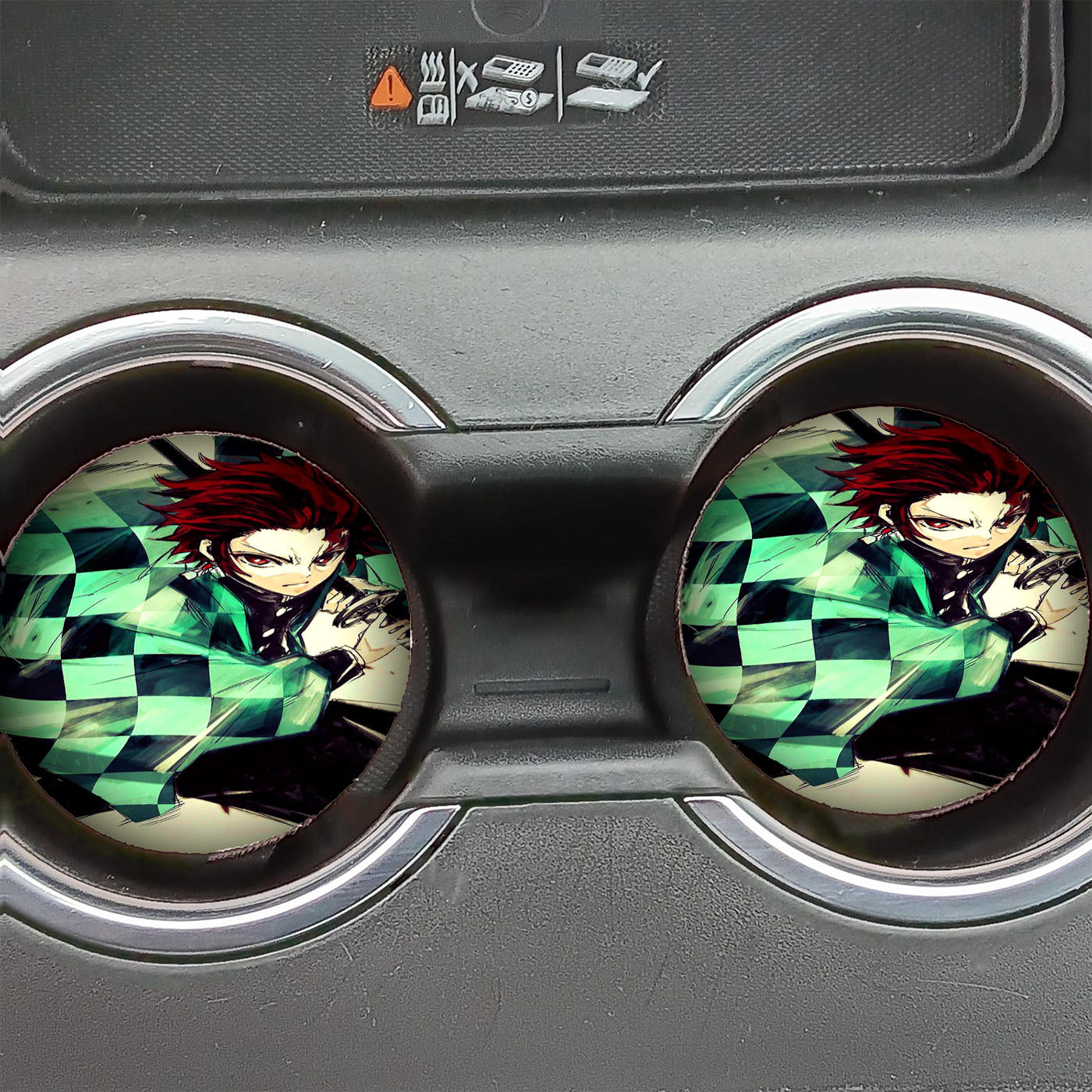 Kimetsu No Yaiba Tanjiro Car Coasters