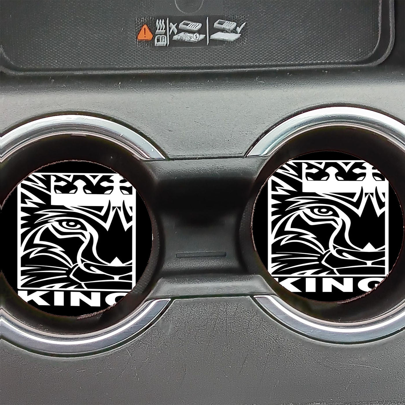 King Lion Car Coasters