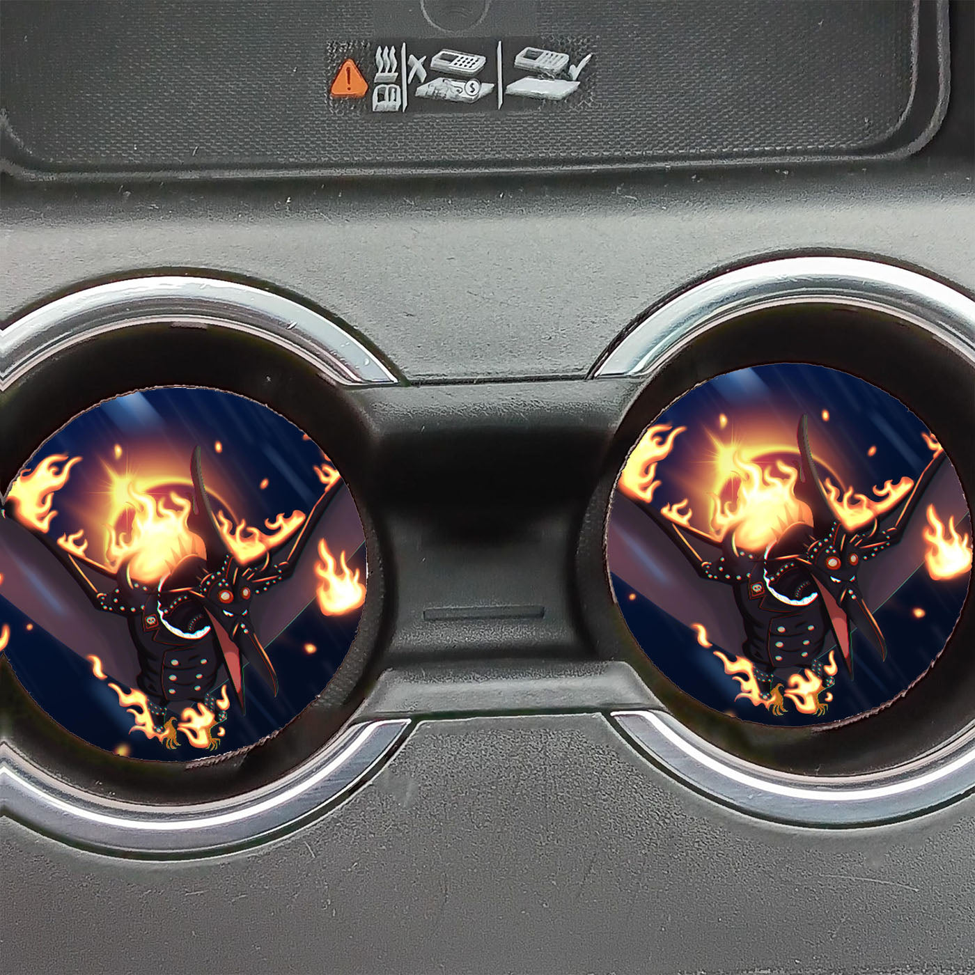 King The Wildfire One Piece Car Coasters
