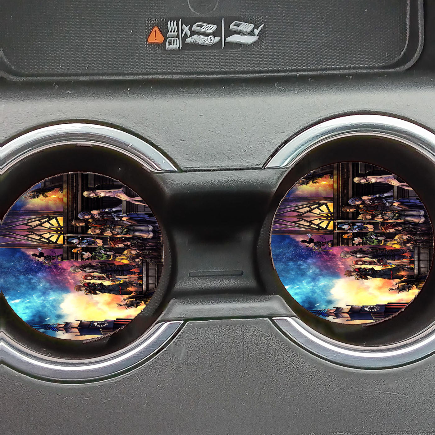 Kingdom Hearts 3 Art Car Coasters