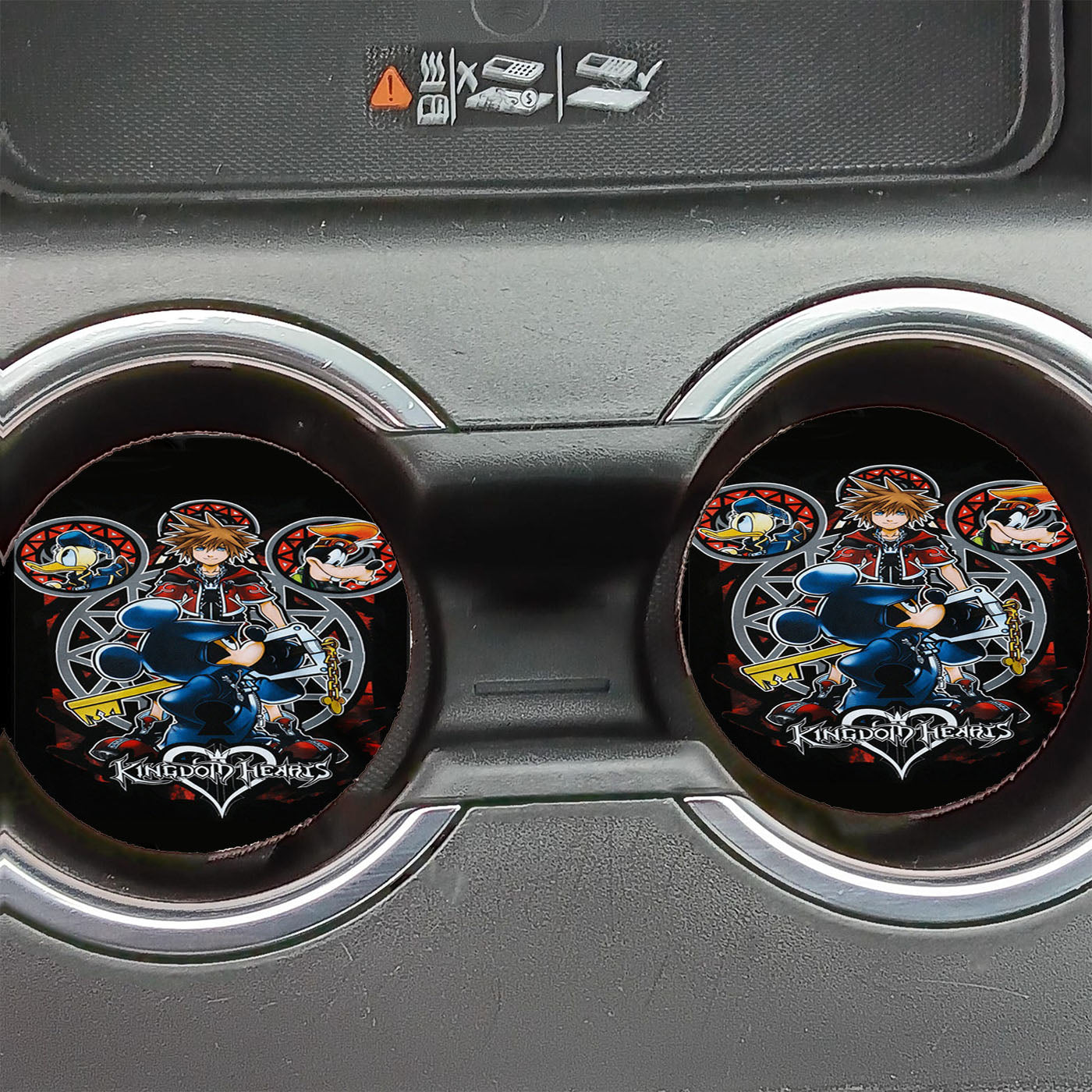 Kingdom Hearts Character Car Coasters